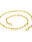 14K Yellow Gold Matte Oval roll Chain
