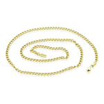 14K Yellow Gold Cuban Link Chain