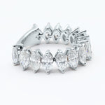 Flexible Marquise Cut Diamond Ring 3.5ct