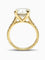 Hidden Halo Diamond engagement ring 3.03ct Lab Created center stone