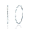 Large Diamond Hoops