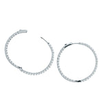 Large Diamond Hoops