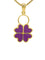 14K Yellow Gold Clover