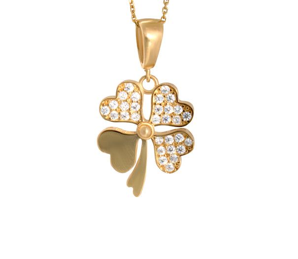 Diamond Clover Charm