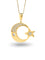 Moon & Star Pendant