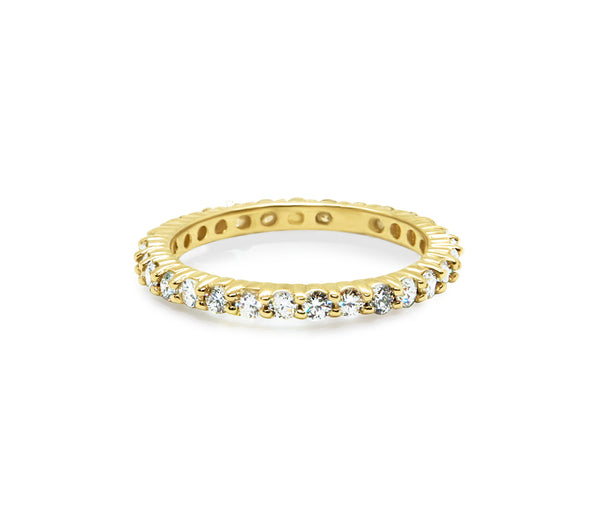 1 ct Yellow Gold  Diamond Eternity Ring