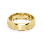 6 mm Men's Yellow Gold Noam Carver Ring