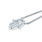 Diamond Hamsa Necklace