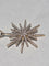 14k Yelow gold diamond Starburst Pendant